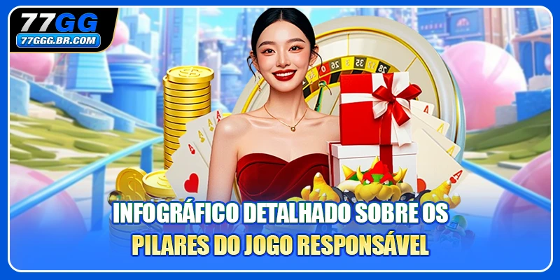 Infográfico detalhado sobre os pilares do jogo responsável