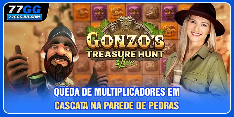 Queda de multiplicadores em cascata na parede de pedras