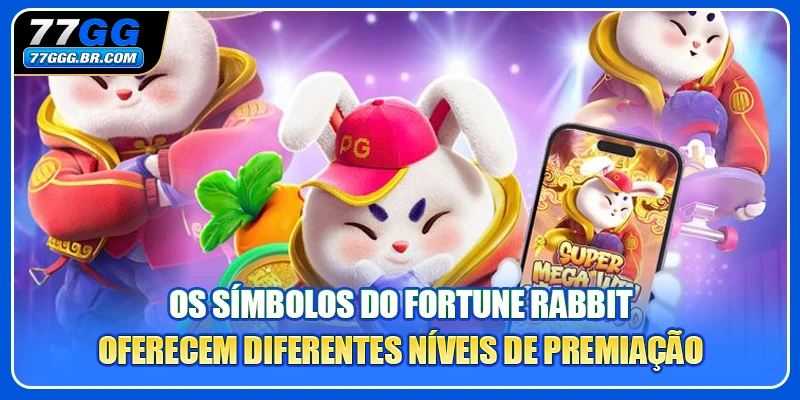 Os símbolos do Fortune Rabbit oferecem diferentes níveis de premiação